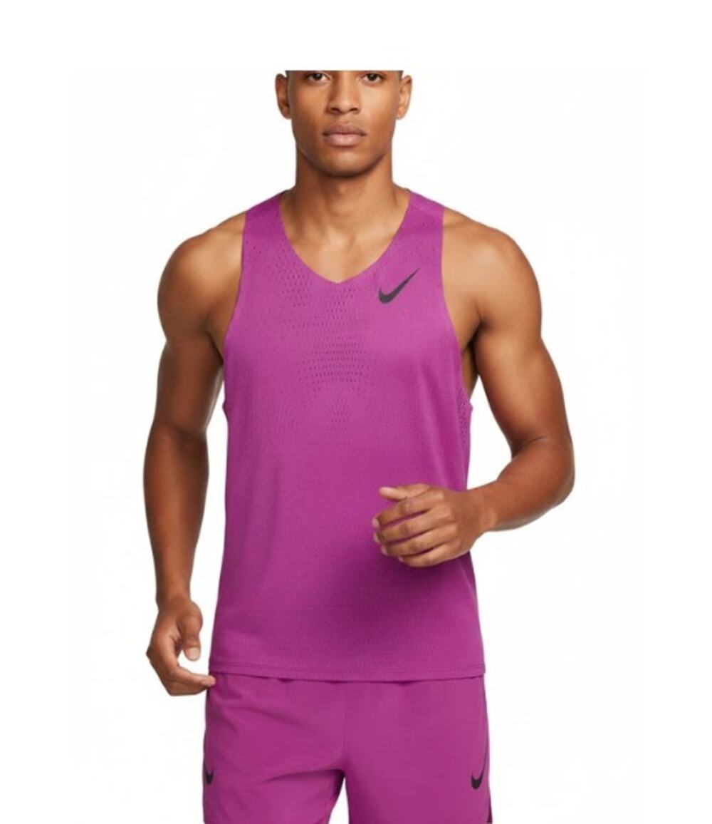 Nike AeroSwift Dri-FIT ADV Running Tank Hyper Pink Medium